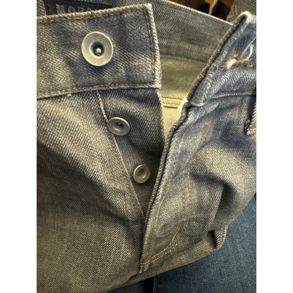 Morgan de Toi Homme Y2K Buckle Strap Jeans Gray Denim Pants small - Picture 13 of 14